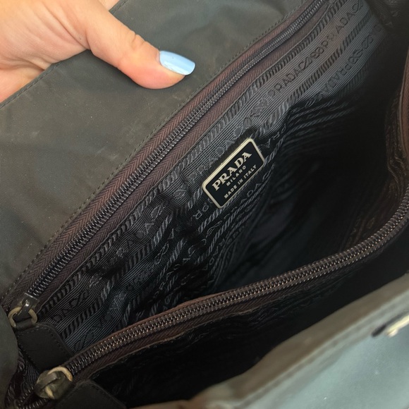 Authentic VintagePrada Black Nylon Shoulder Bag - Picture 5 of 8